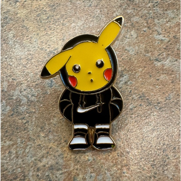 Pokemon Jewelry - Pokemon Pikachu Nike Enamel Pin Brooch